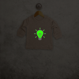 Light bulb glow in the dark baby sweater