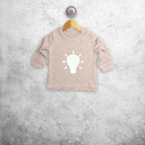 Light bulb glow in the dark baby sweater