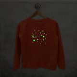 Star sign glow in the dark sweater