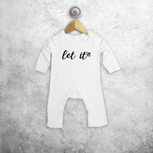 'Let it bee' baby romper