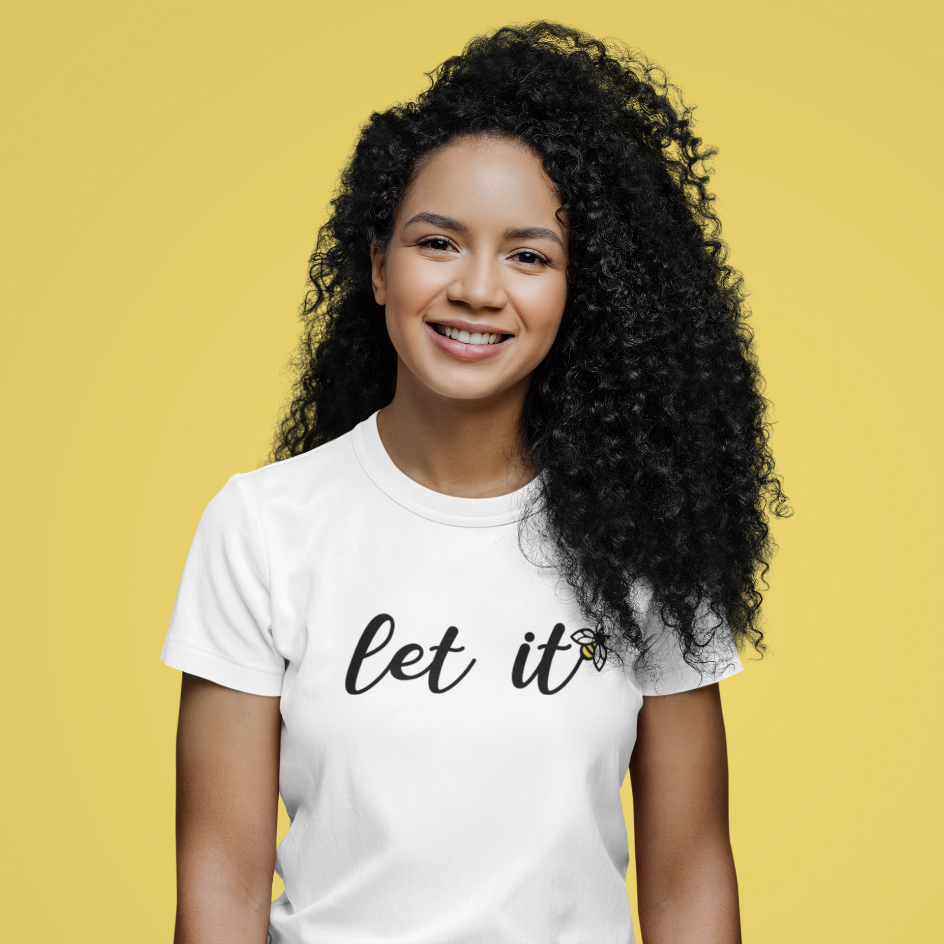 'Let it bee' adult shirt