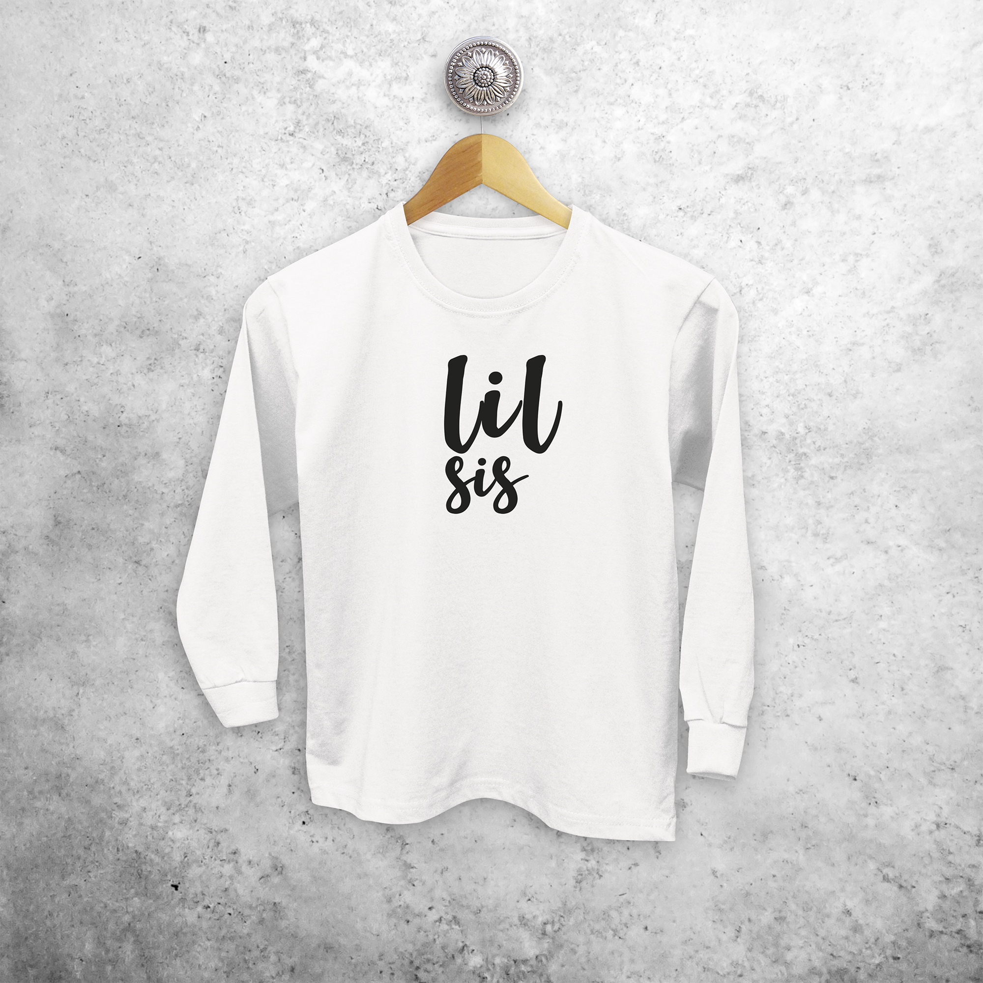 'Lil sis' kids longsleeve shirt