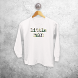 'Little man' kids longsleeve shirt