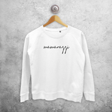 'Mamarazzi' sweater