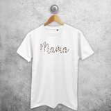 'Mama' leopard adult shirt