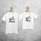 'Mer-mama' & 'Mer-mini' matching shirts