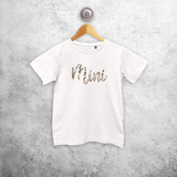 'Mini' kids shortsleeve shirt