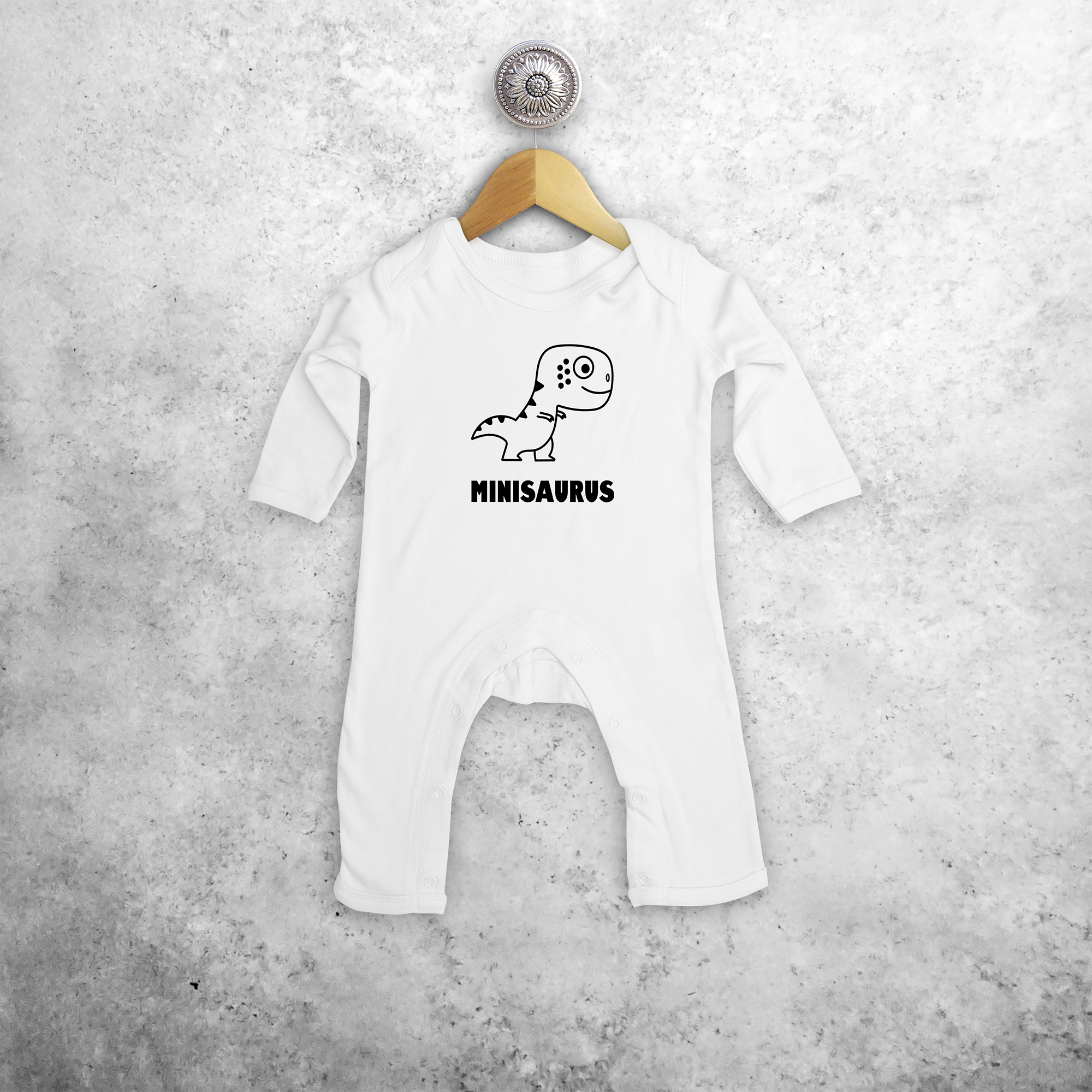 'Minisaurus' baby romper