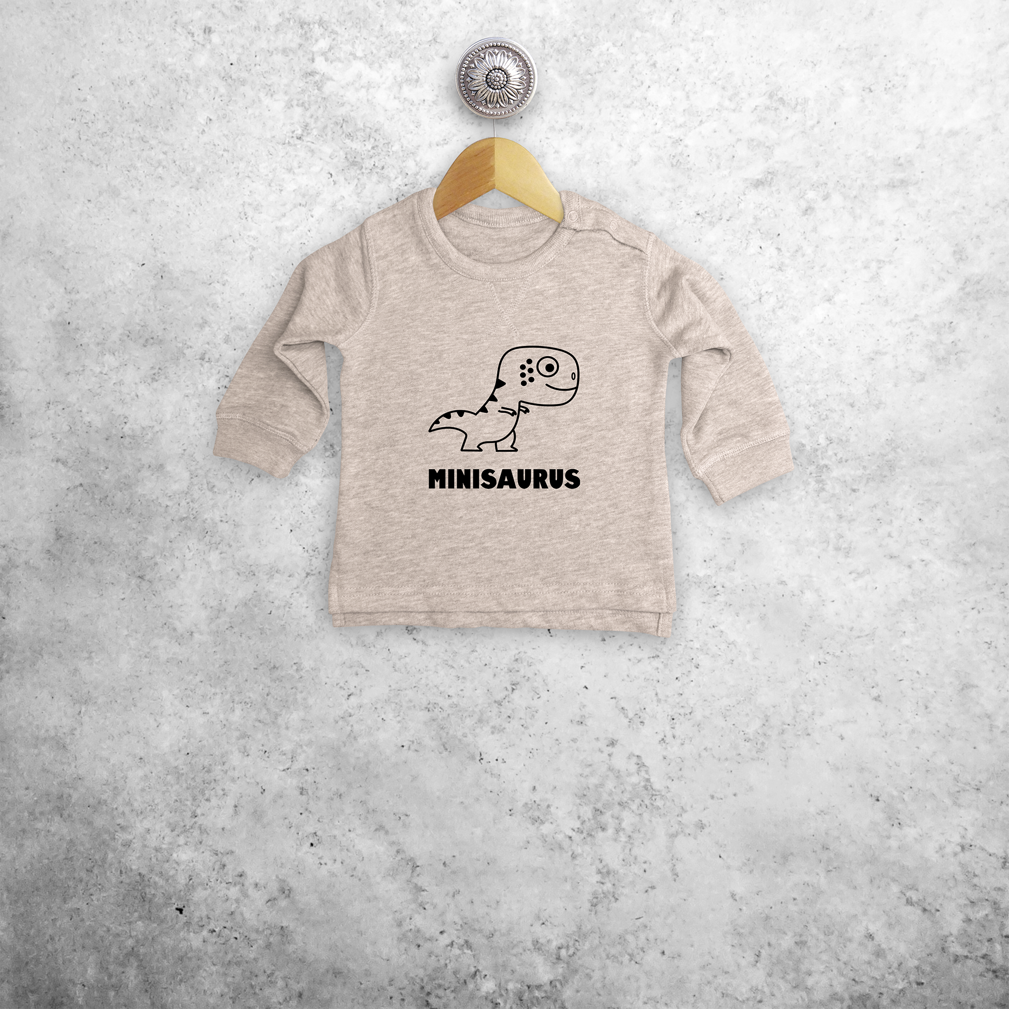 'Minisaurus' baby sweater