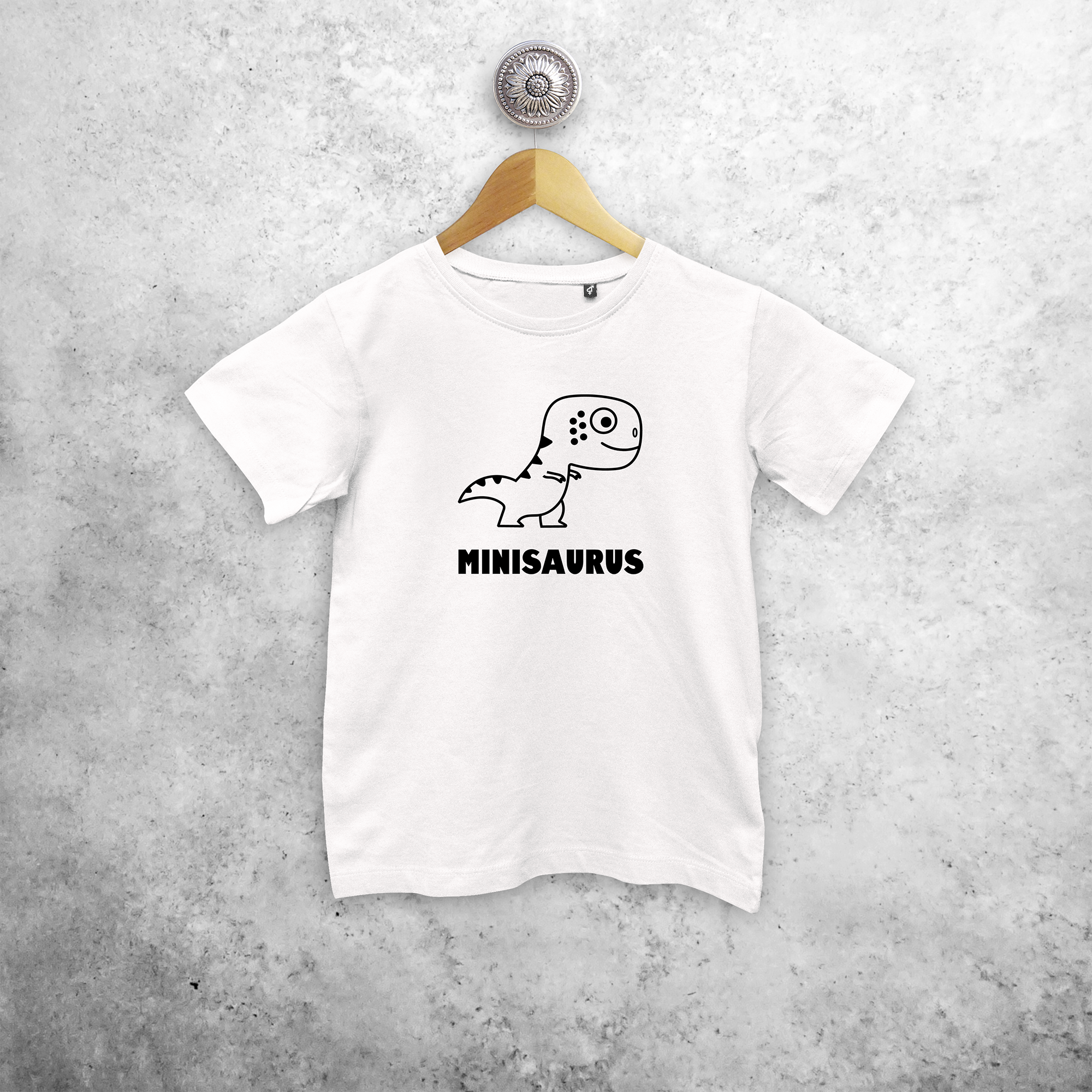 'Minisaurus' kids shortsleeve shirt