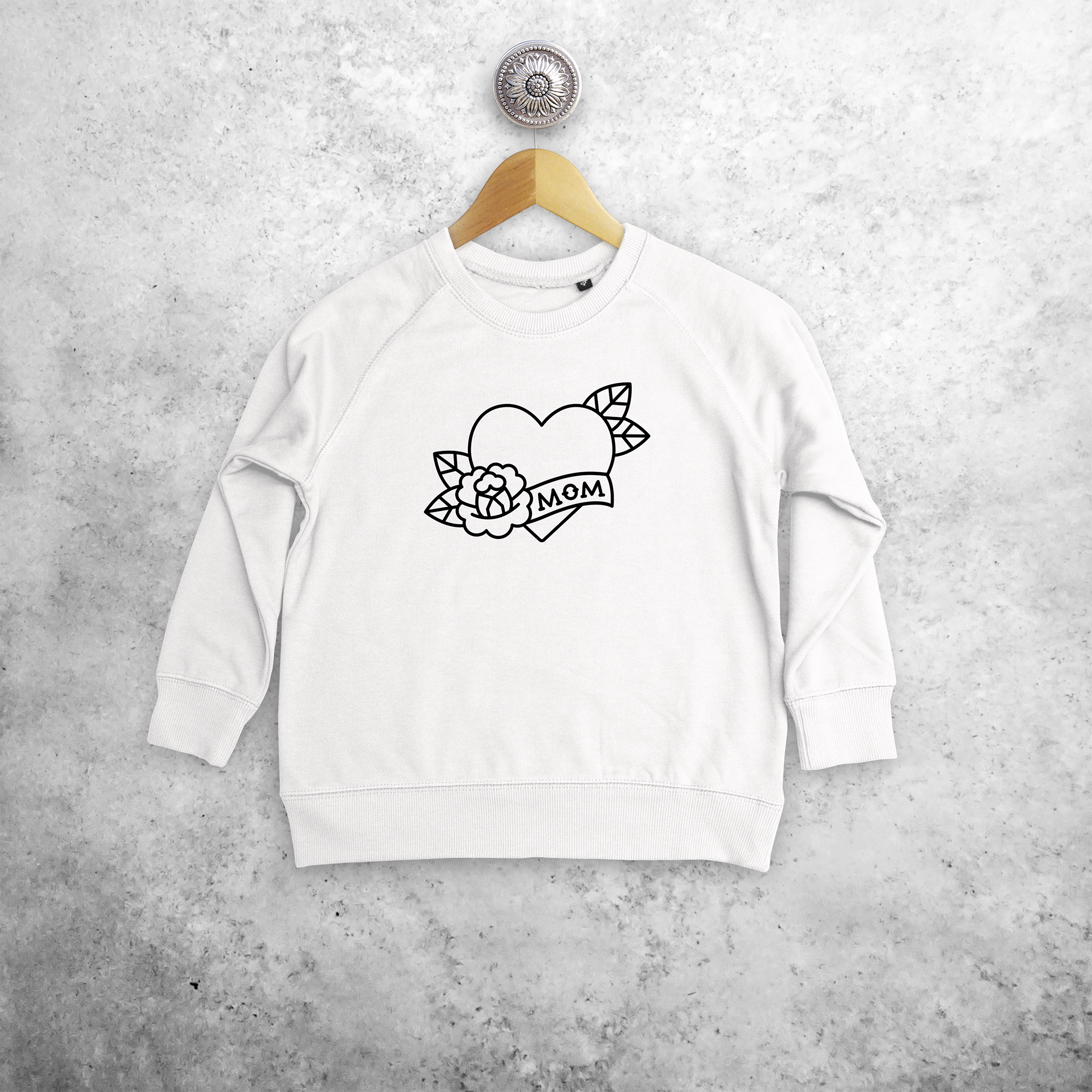 'Mom' kids sweater