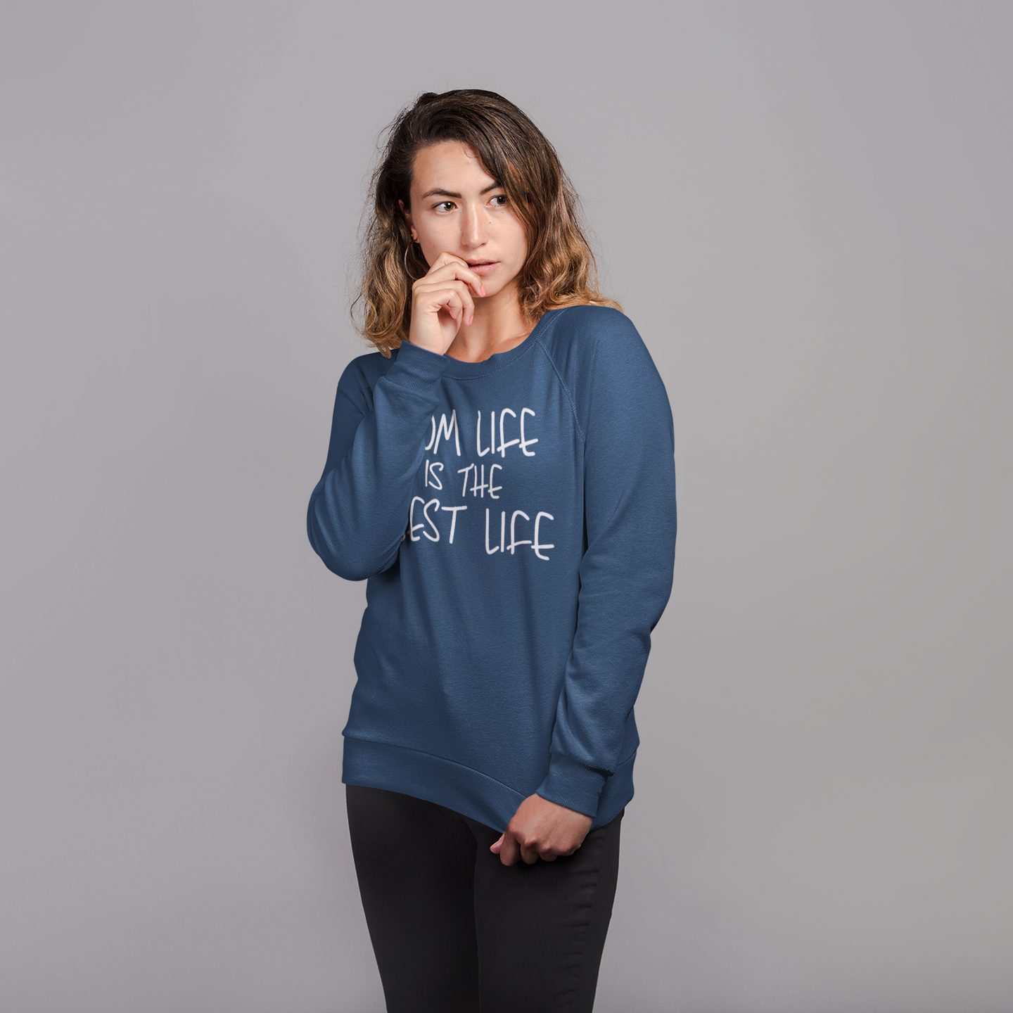 'Mom life is the best life' sweater