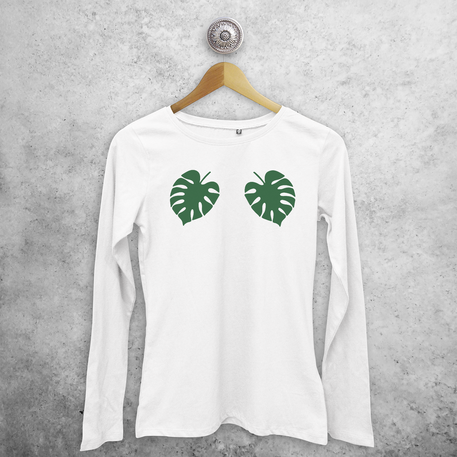 Monstera adult longsleeve shirt