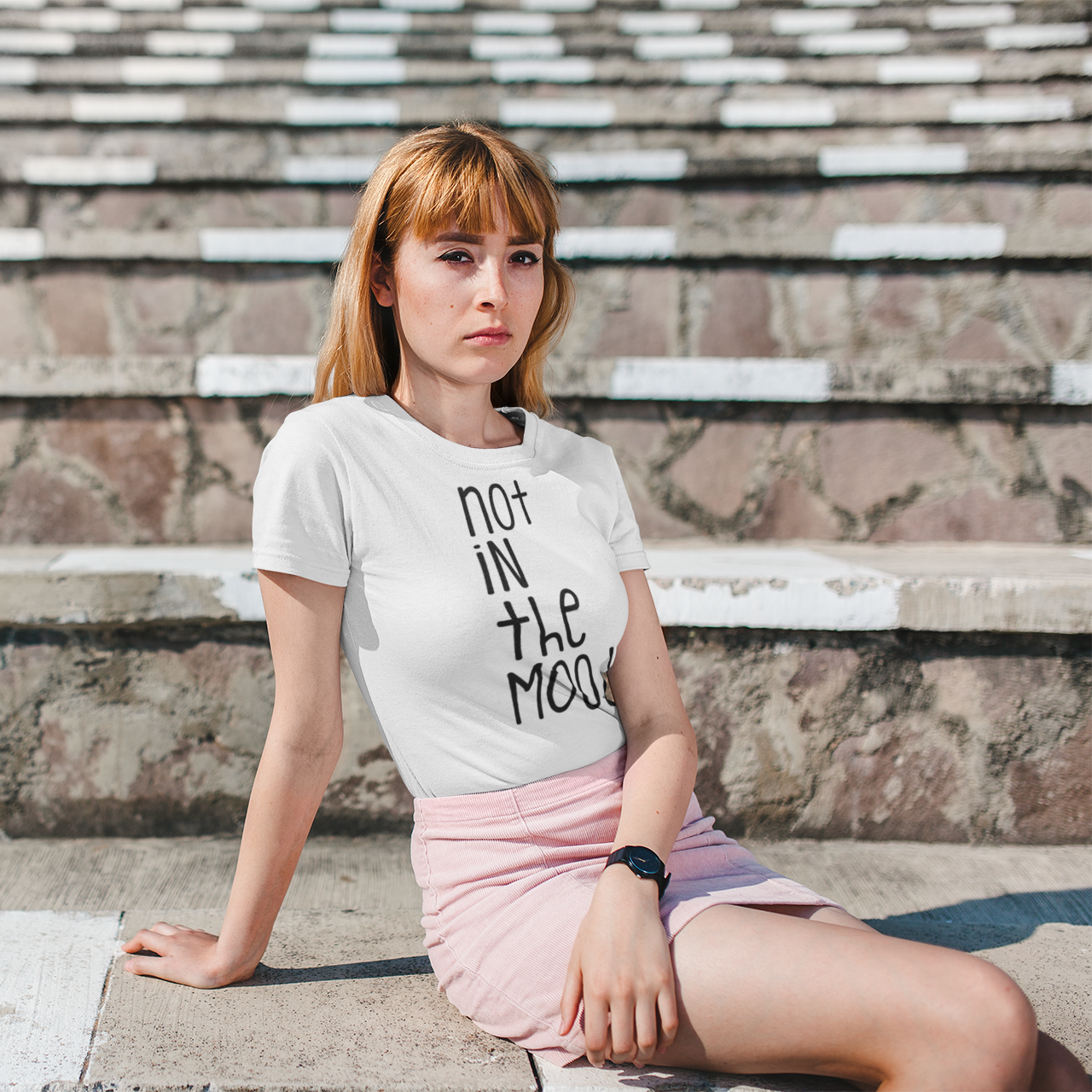 'Not in the mood' adult shirt