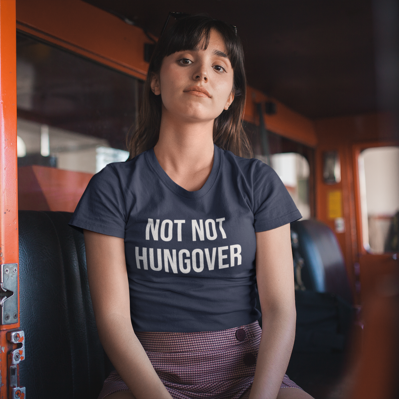 'Not not hungover' adult shirt