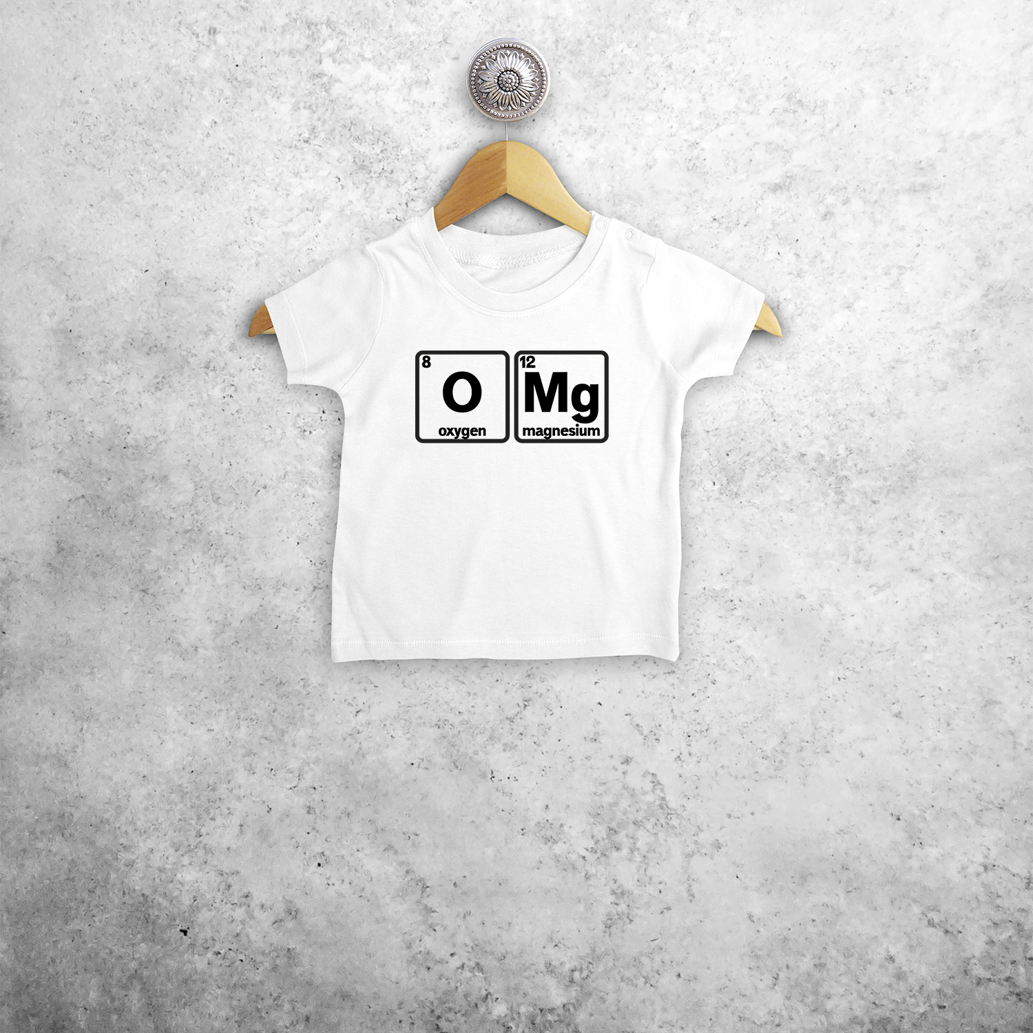 'OMG' baby shortsleeve shirt