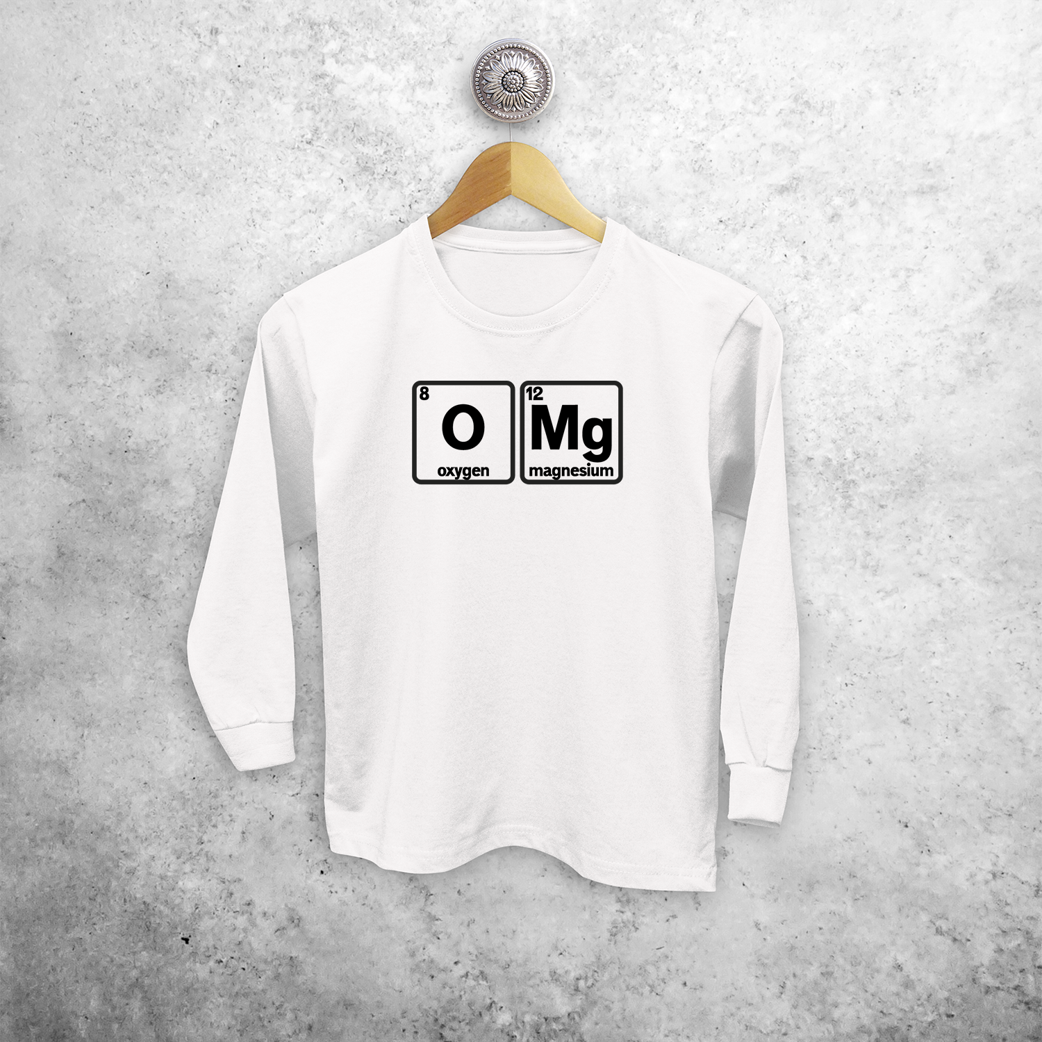 'OMG' kids longsleeve shirt