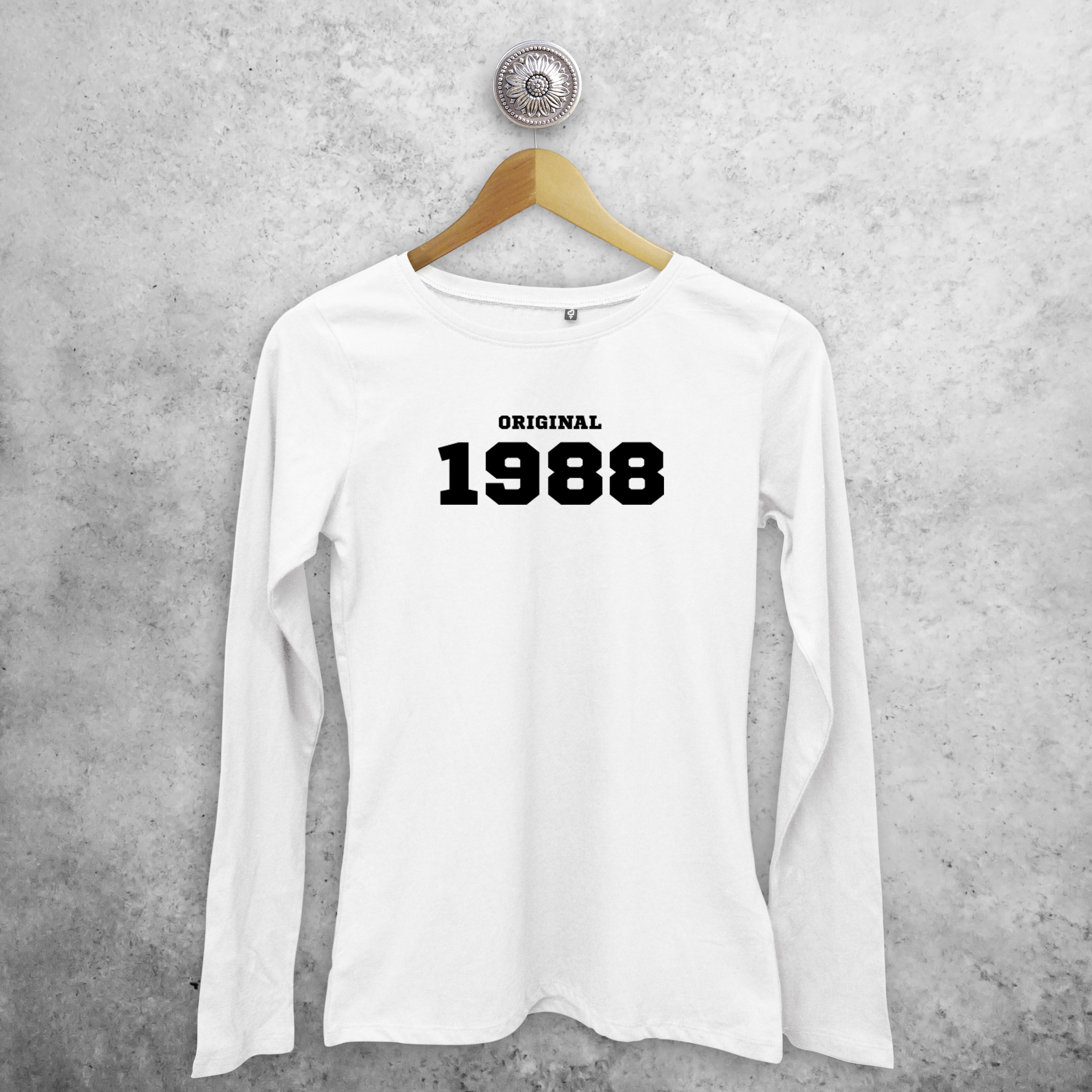 'Original' adult longsleeve shirt