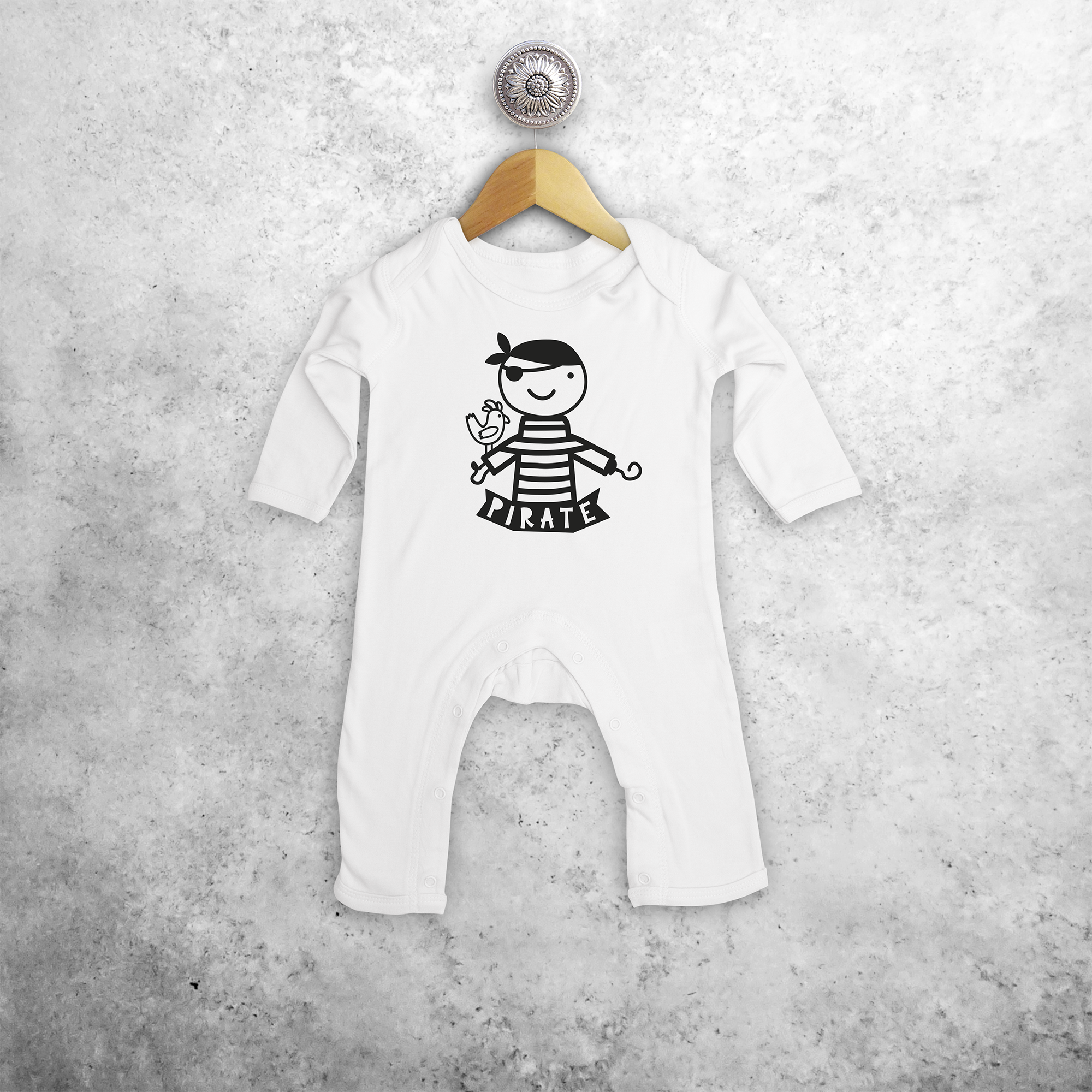 Pirate baby romper