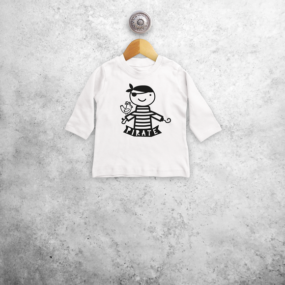 Pirate baby longsleeve shirt