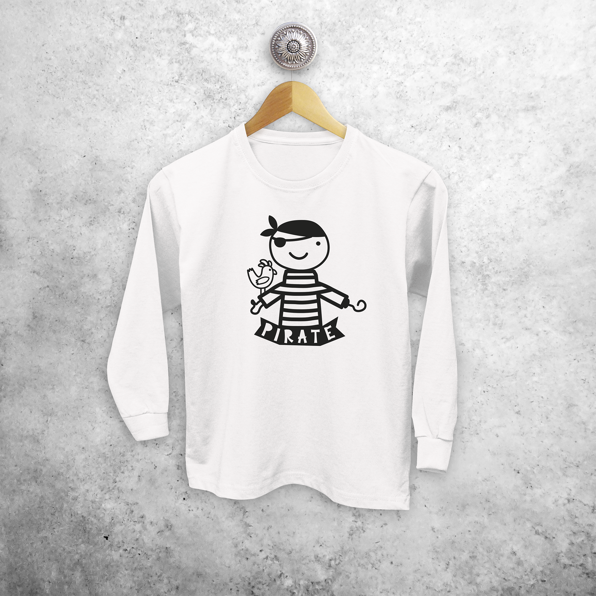 Pirate kids longsleeve shirt