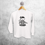 Pirate kids longsleeve shirt