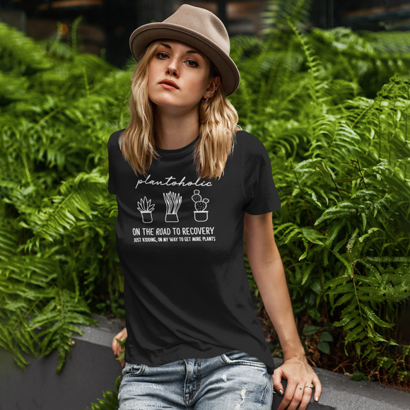 'Plantoholic' adult shirt