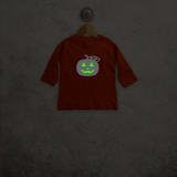 Pumpkin glow in the dark baby longsleeve shirt