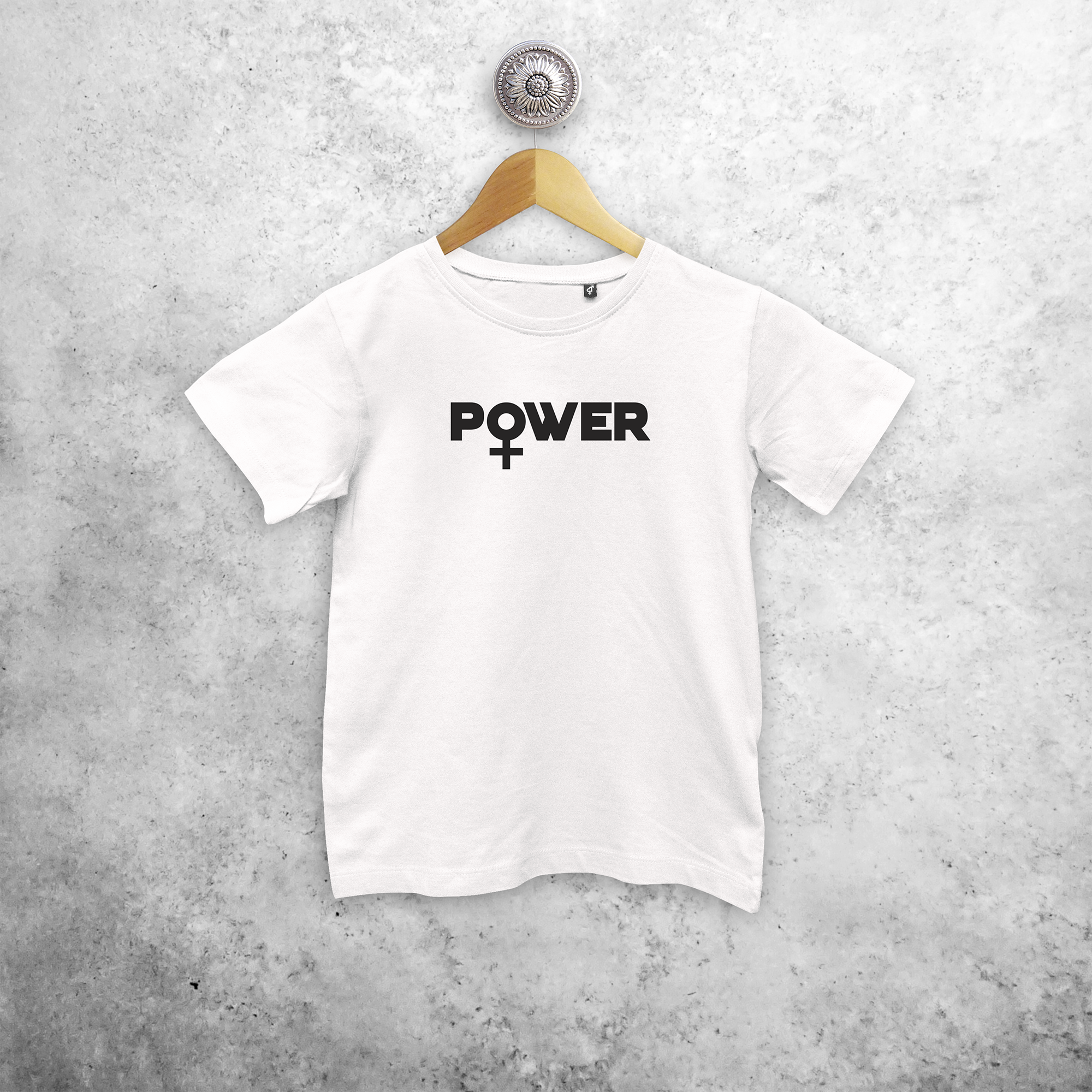 'Power' kids shortsleeve shirt