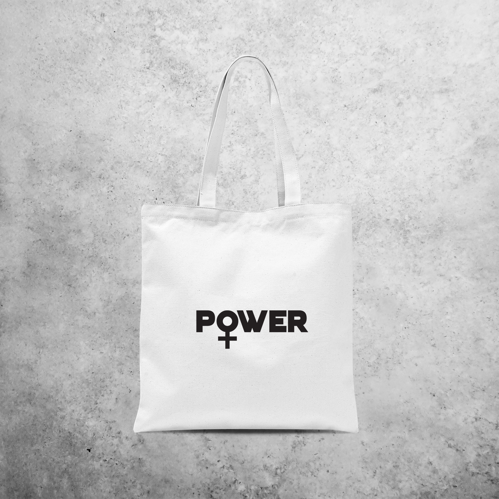 'Power' tote bag