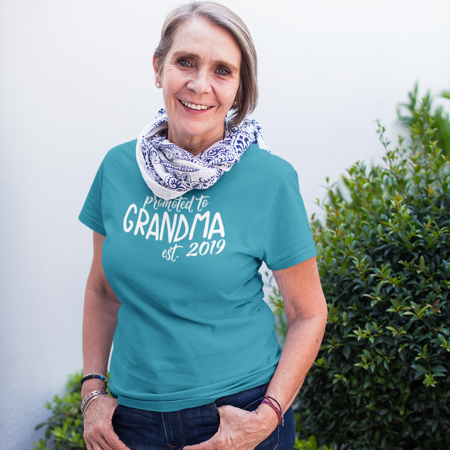 'Promoted to grandma' adult shirt