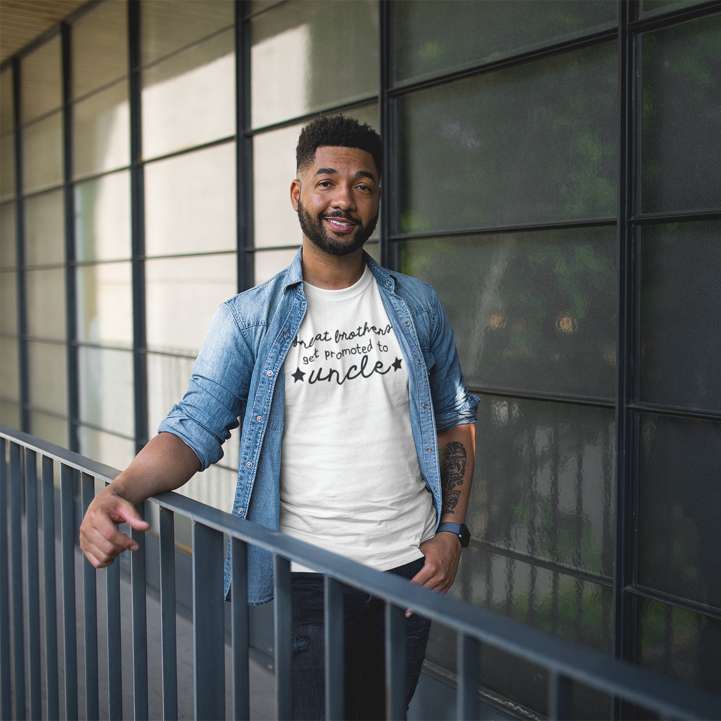 'Great brothers get promoted to uncle' adult shirt