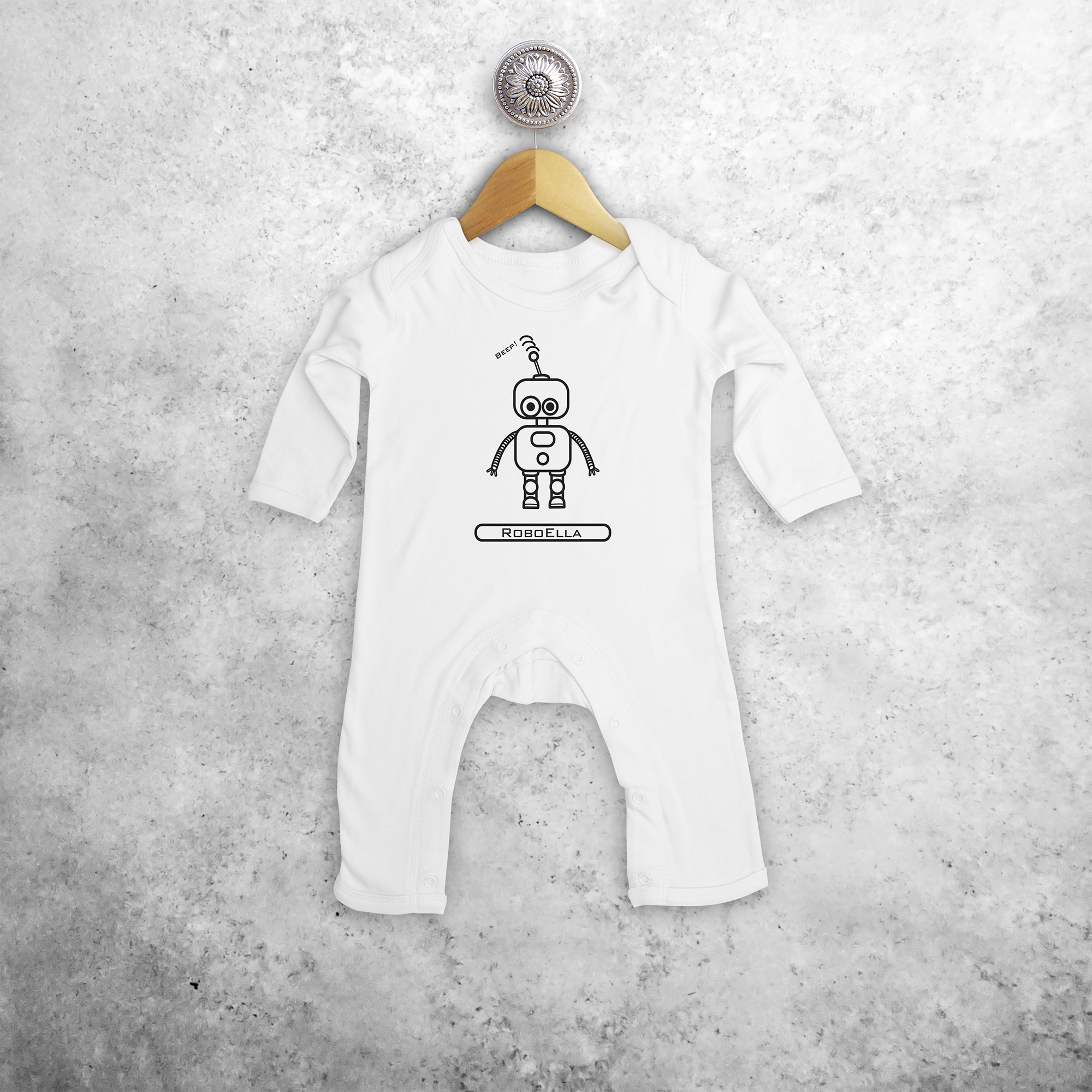 Robot baby romper