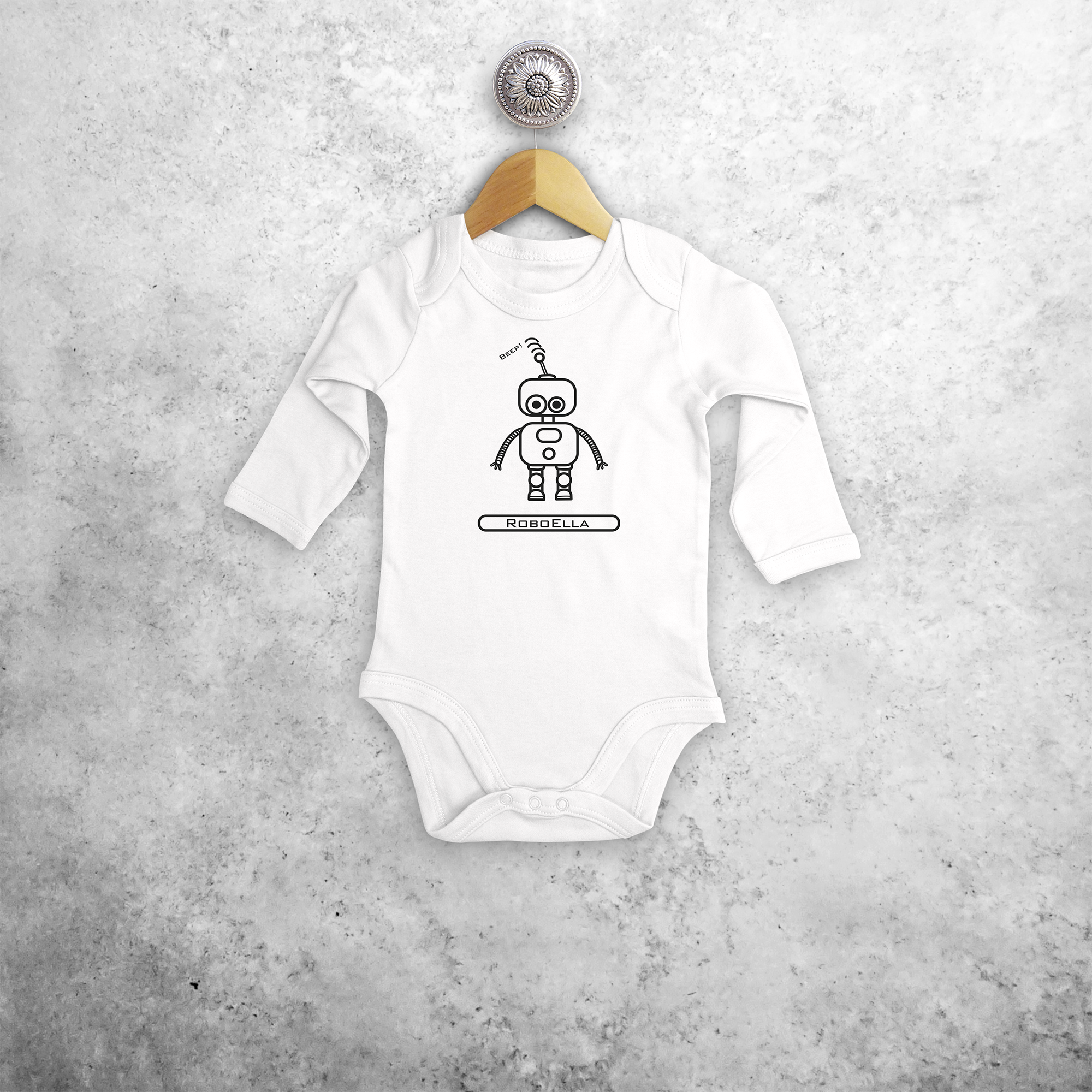 Robot baby longsleeve bodysuit