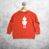 Robot glow in the dark kids sweater