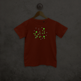 Star sign glow in the dark kids shortsleeve shirt