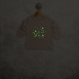 Star sign glow in the dark baby sweater