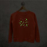 Star sign glow in the dark sweater