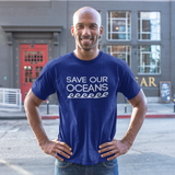 'Save our oceans' adult shirt