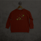 Star sign glow in the dark kids sweater