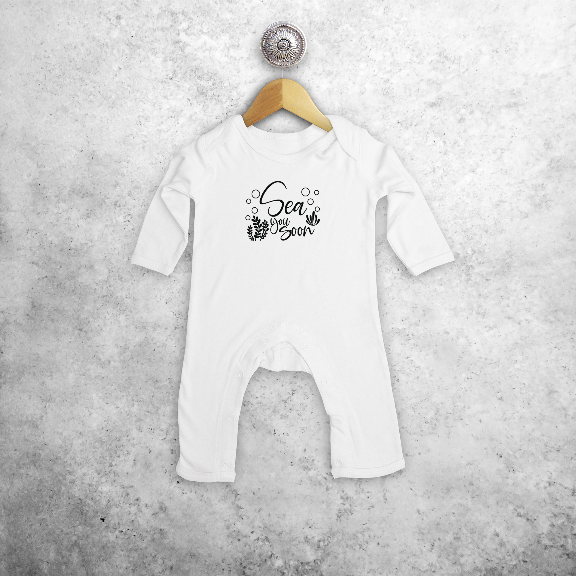 'Sea you soon' baby romper