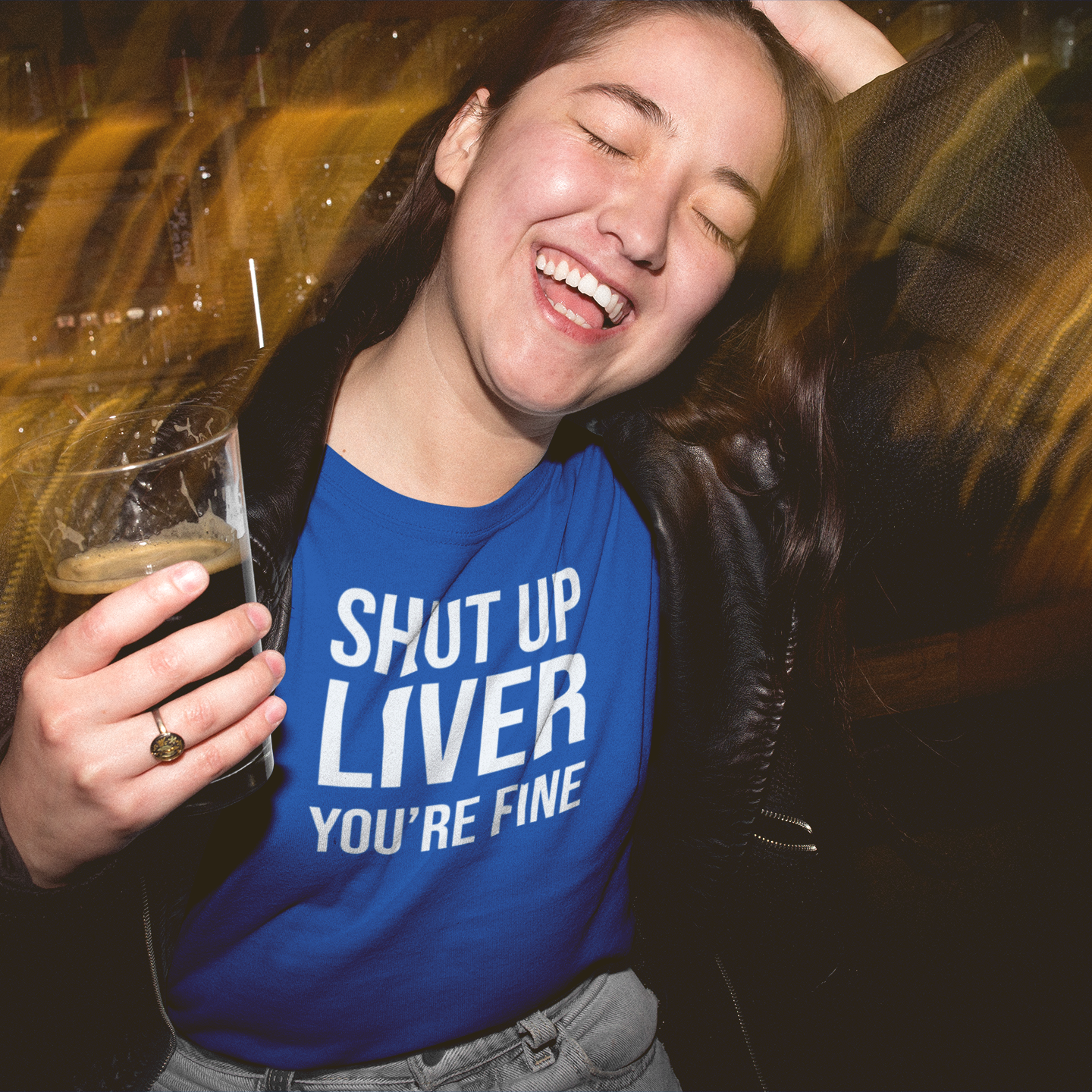 'Shut up liver, you're fine' adult shirt