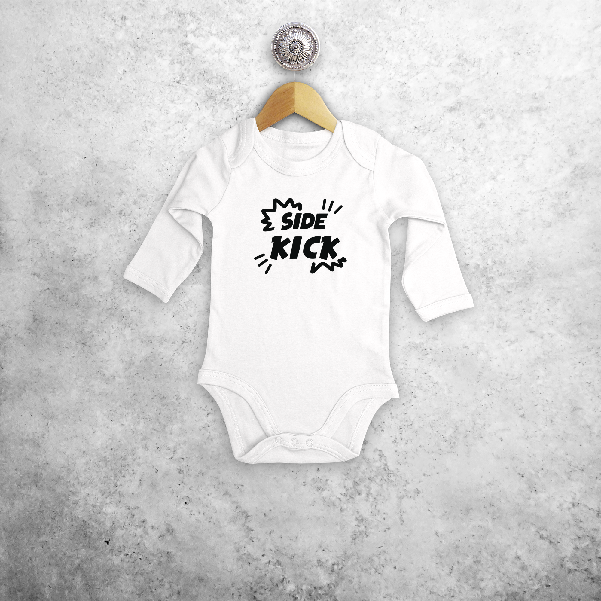 'Side kick' baby longsleeve bodysuit