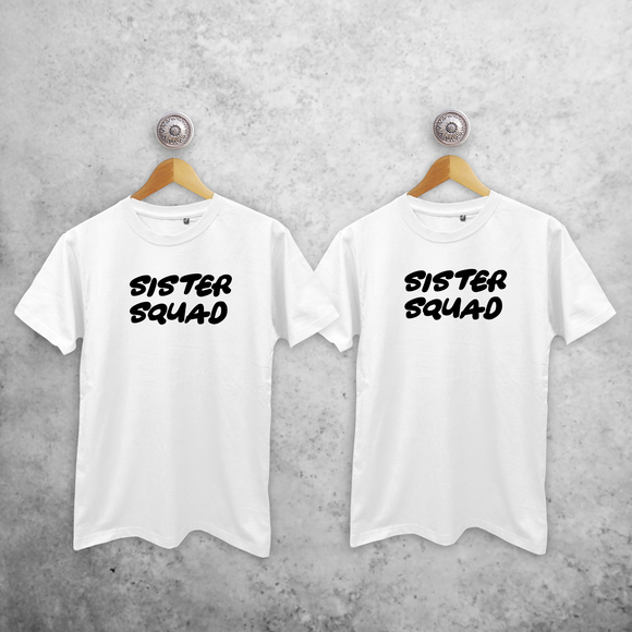 'Sister squad' adult sibling shirts