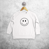 Smiley kids sweater