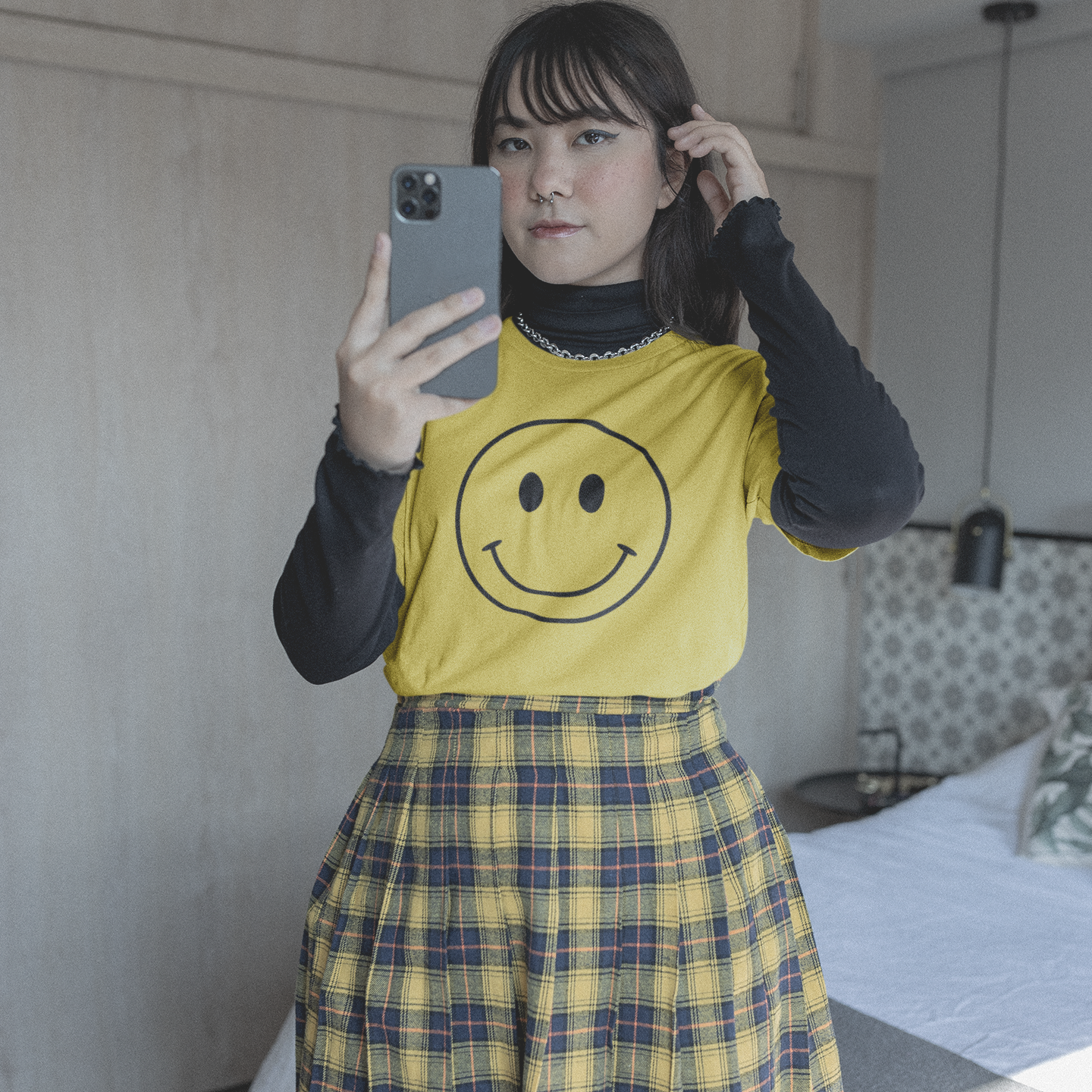 Smiley adult shirt