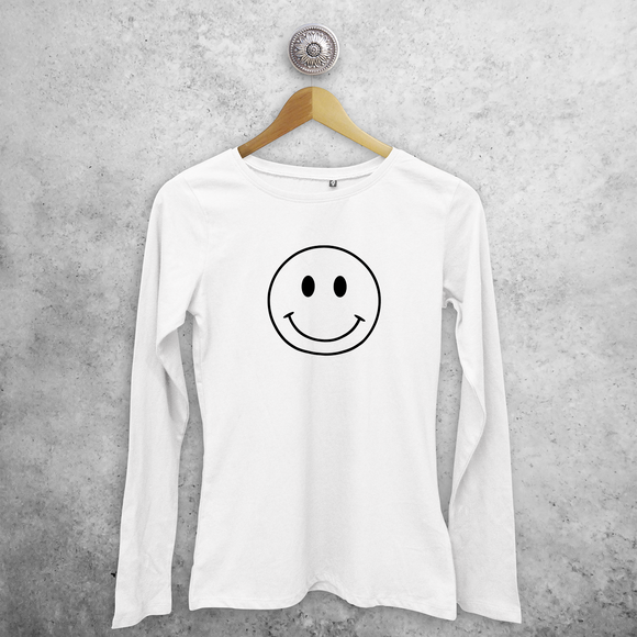 Smiley adult longsleeve shirt