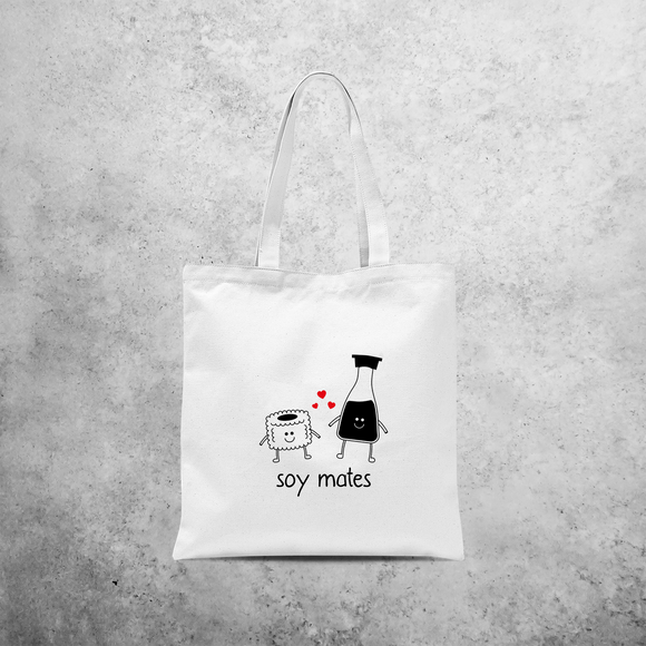 'Soy mates' tote bag