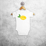 'Squeeze the day' baby shortsleeve bodysuit