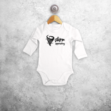 'Storm approaching' baby longsleeve bodysuit